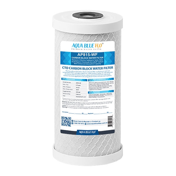 Whole House Water Filter System Carbon 10 Big Blue replacement filter