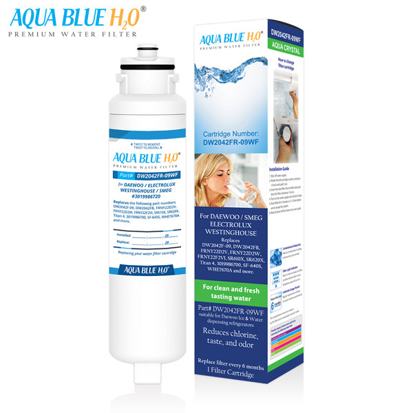 Aqua Blue DW2042FR-09WF Fridge Filter Replacement Daewoo Smeg Westinghouse