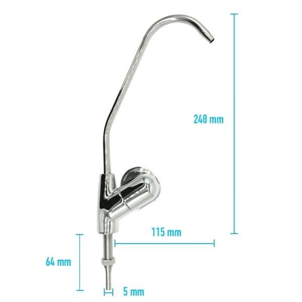 1 Micron Under Sink Water Filter System Made In USA Replace Every 1 Year