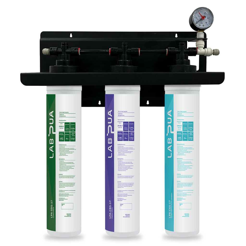 Lab Pua Triple Header Series Sediment With Full Carbon Block With Scale Inhibitor