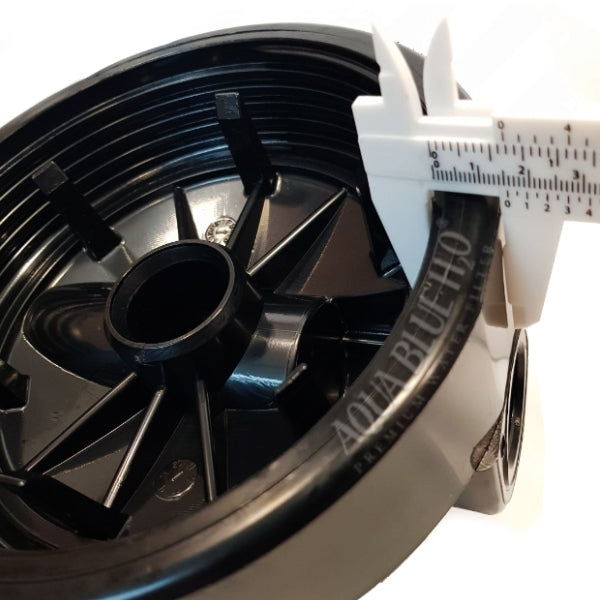 10x4.5" Big Blue Single High Flow Housing System, 5 Mic CTO Carbon Filter"
