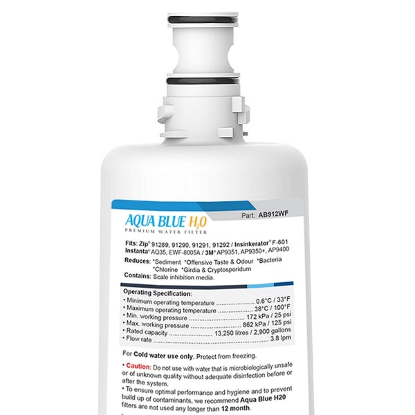 ZIP GlobalPlus Generic Replacement Water Filter 91291 / ZIP912