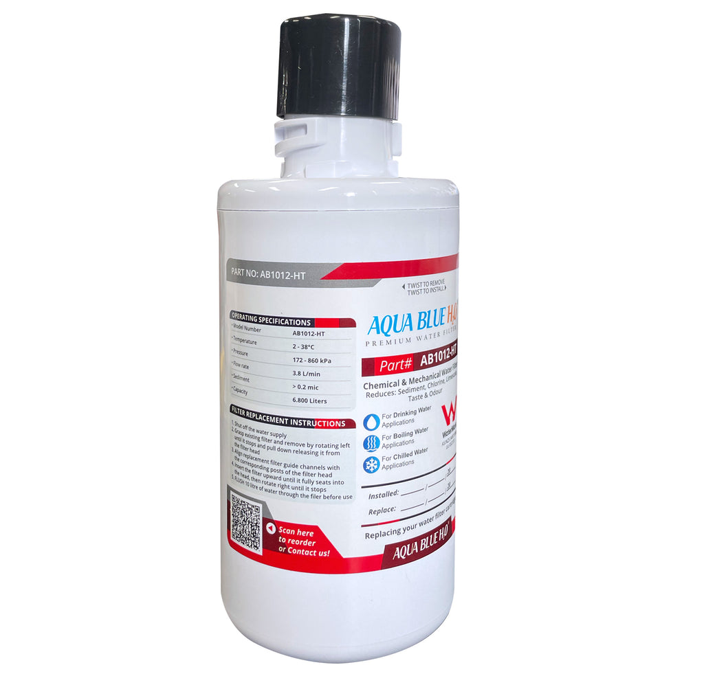 Aqua Blue H2O AB1012-HT Replacement Water Filter Cartridge for ZIP 93701