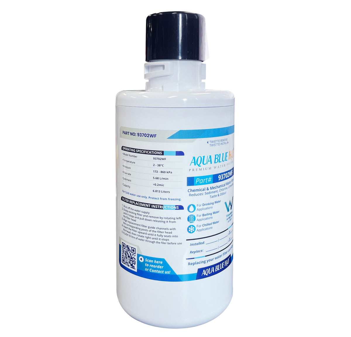 ZIP Generic 93702WF Replacement Water Filter Cartridge