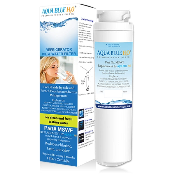 GE MSWF for GE Fridge Water Filter Compatible Replacement