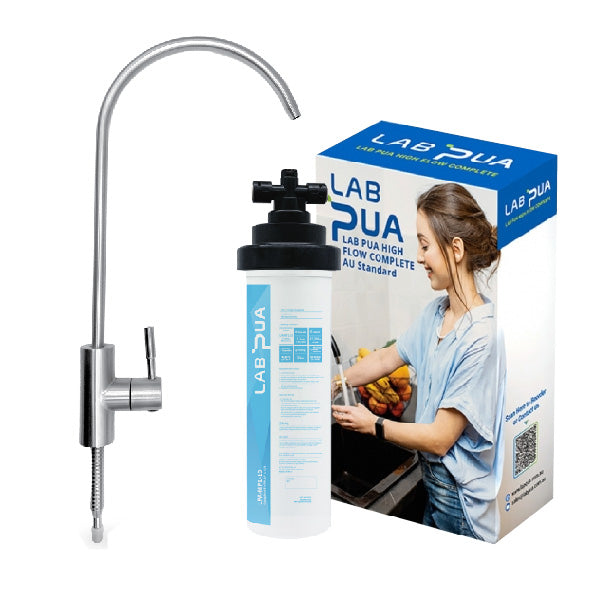 Lab Pua Residential Water Filter Kit With Faucet LPA-MP1-10 10"