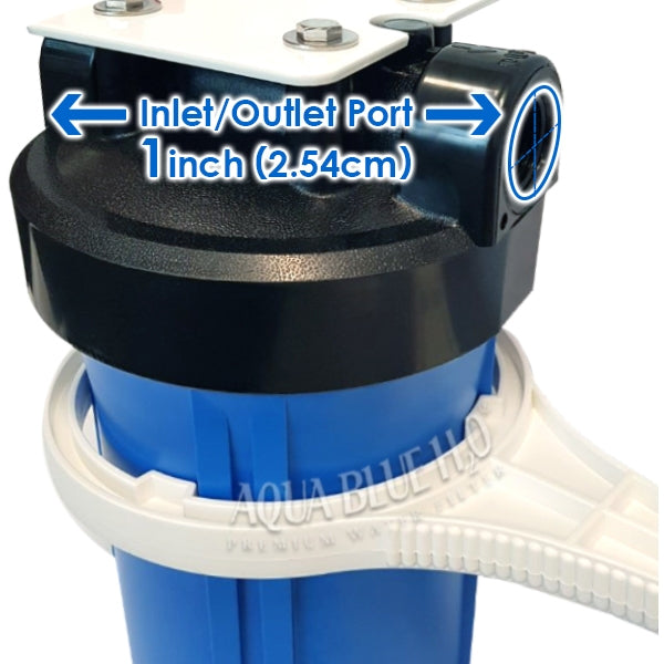 20x4.5" Big Blue Whole House Water System with CTO Filter"