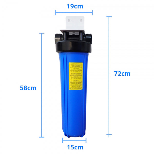20x4.5" Big Blue Whole House Water System with CTO Filter"