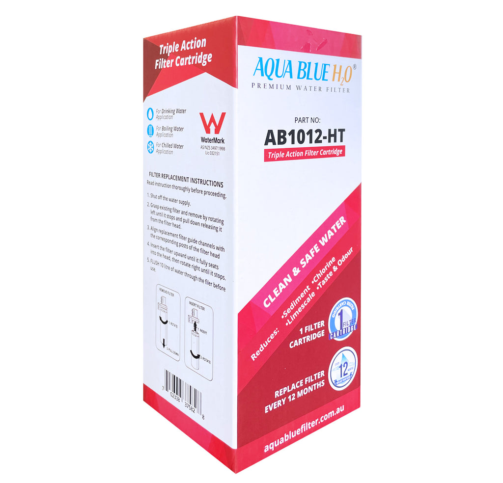 Aqua Blue H2O AB1012-HT Replacement Water Filter Cartridge for ZIP 93701