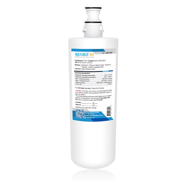 Aqua Blue H2O Water Filter fits 3M AP3-765S HOT/Cold water AB812WF