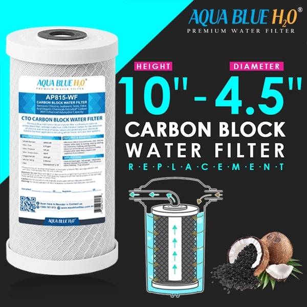 10" x 4.5" Big Blue Triple Whole House Water System with UV Guard UVG SLT30 System3 stage 10"x 4.5 Big Blue + PLT6 SLT30