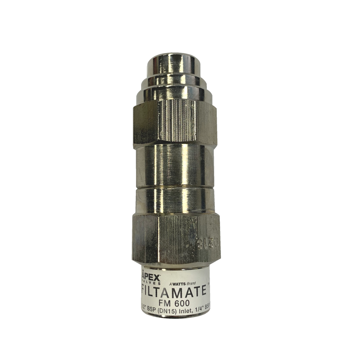 FM600, 600kPa 1/2" inlet - 1/4” outlet Genuine APEX Filtamate Pressure Limiting Valve