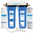 Twin Caravan & RV Water Filter System with Sediment & Carbon Filter