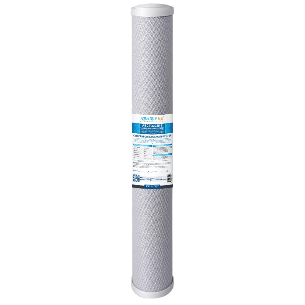 Whole House Water Filter 20 x 2.5 inch ABCTO2025 5 MIC
