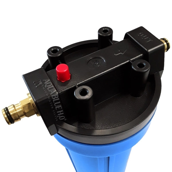3M Single Caravan Filter System + Raindance String Wound SPF-P5, Brass Hose Connection Fitting