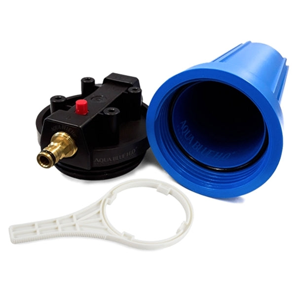 3M Single Caravan Filter System + Raindance String Wound SPF-P5, Brass Hose Connection Fitting
