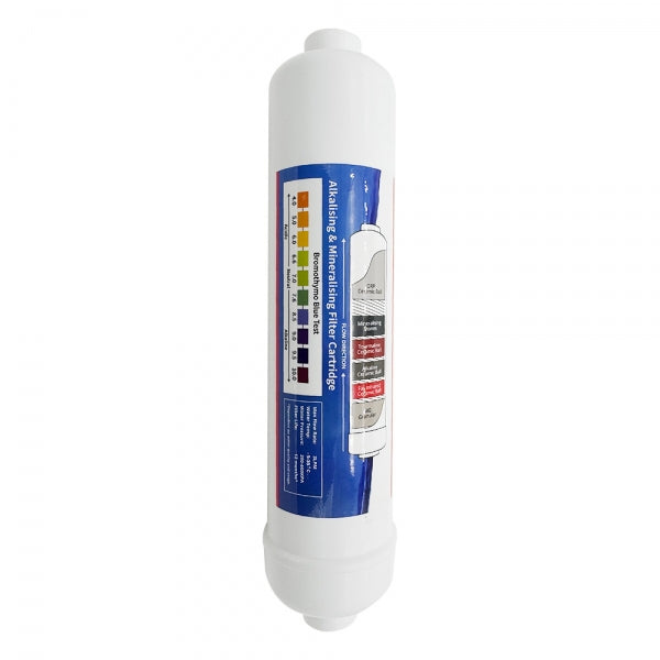K Series Alkaline Water Filter Replacement Cartridge 10" 1/4" push fit connection Alkaline 1/4