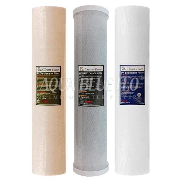 Triple stage filter system with S/S cover