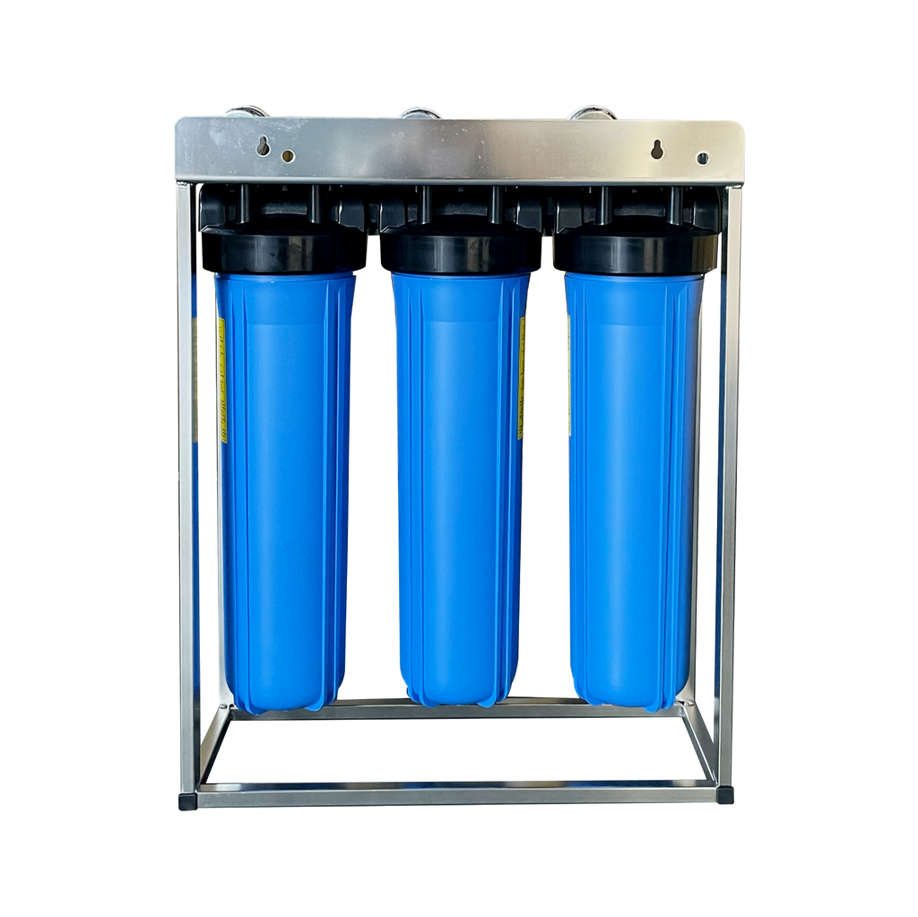 Triple stage filter system with S/S cover