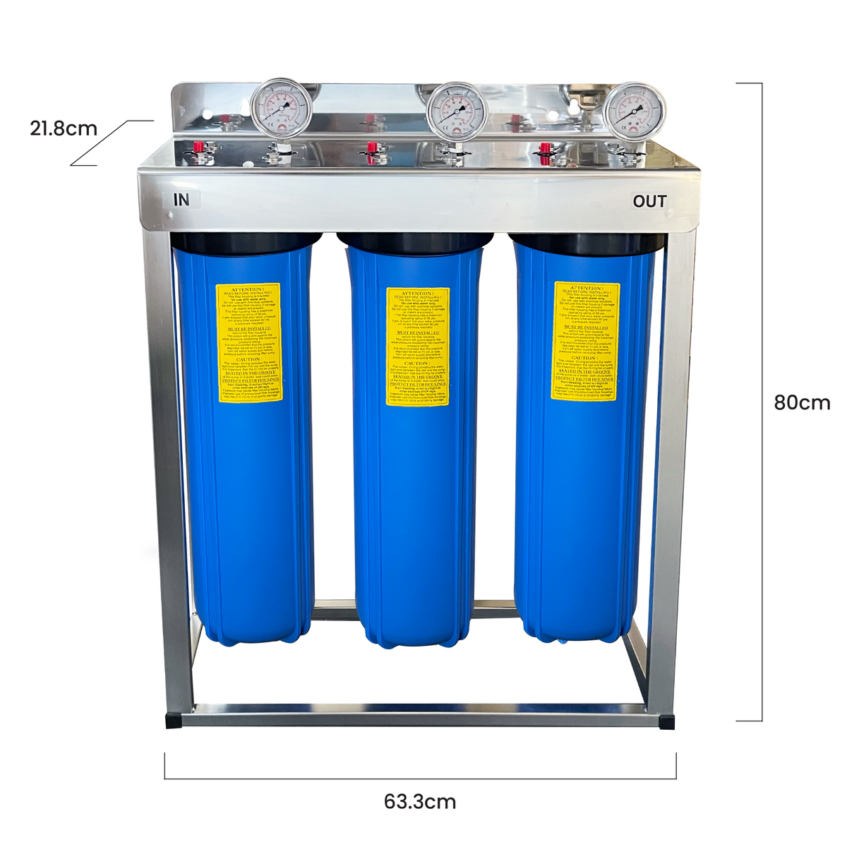 20 Whole house water filter system Bacteria removal suitable for Rainwater tank or main water