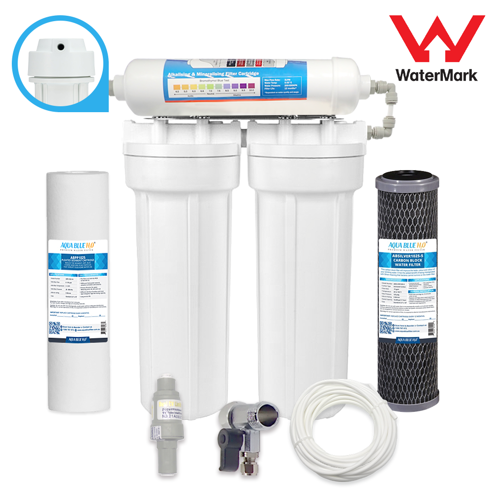 3 Stage Under sink water filter with Alkaline