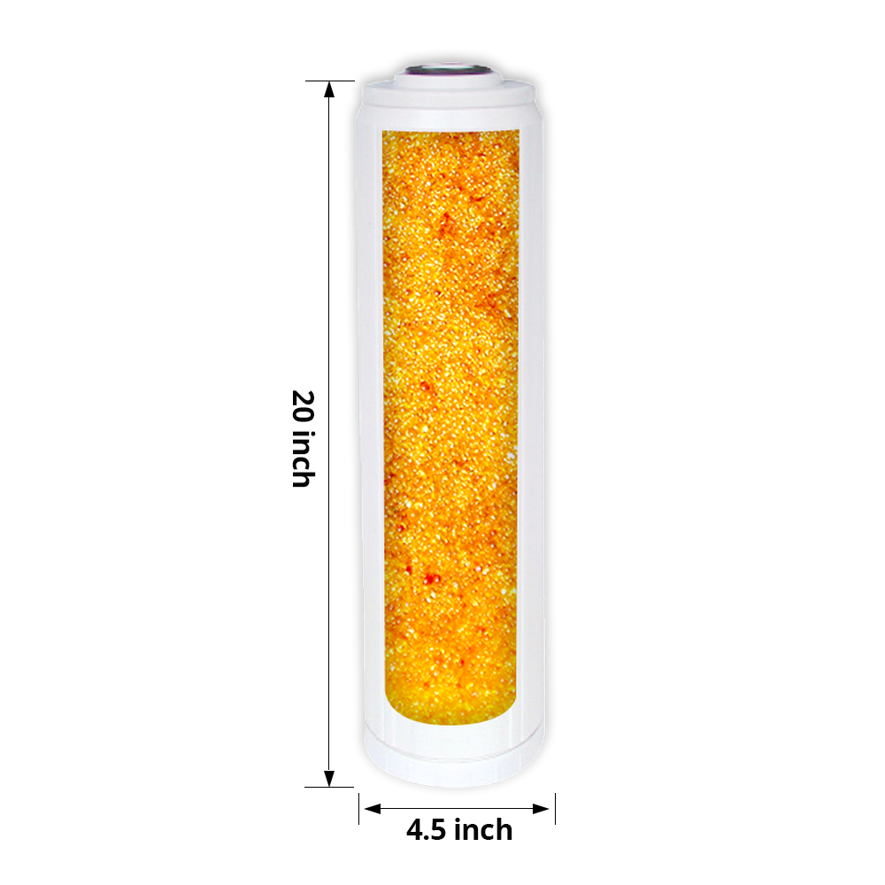 20″ X 4.5″ Mixed Bed Resin DI Water Filter