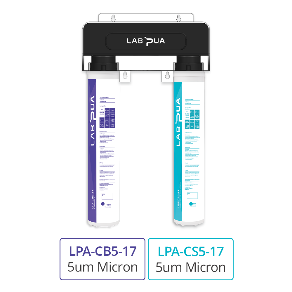 Lab Pua Twin Header series Strong Carbon Kit 5 and 1 Micron set