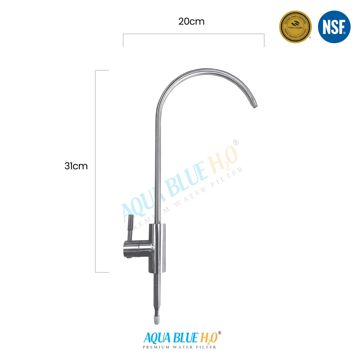 Faucet C Modern Stainless Steel Chrome Finish Kitchen Bar Sink Drinking Water