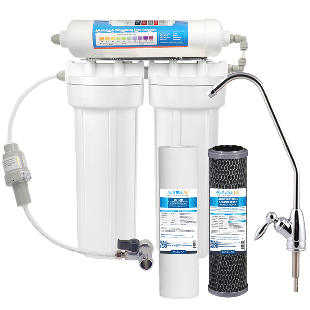 3 Stage Under sink water filter with Alkaline