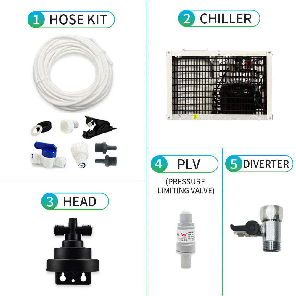 IC8 REMOTE/UNDERSINK CHILLER REMOTE/UNDERSINK CHILLER with Lab Pua Filter KIT