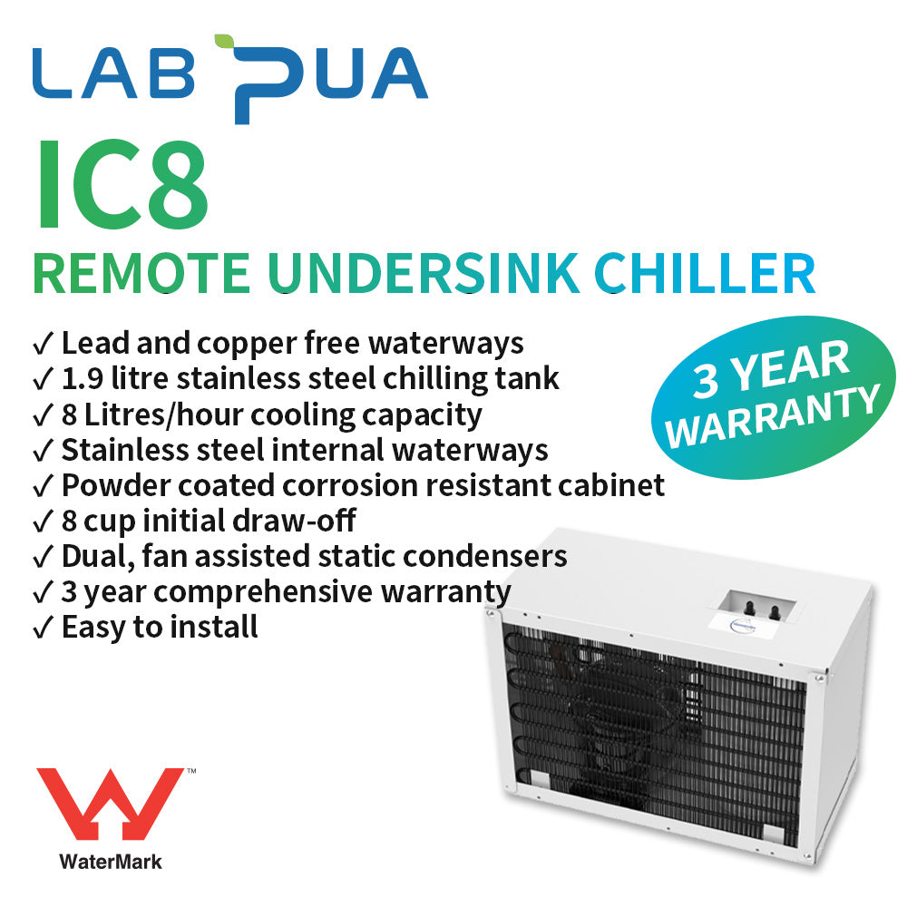 IC8 REMOTE/UNDERSINK CHILLER REMOTE/UNDERSINK CHILLER with Lab Pua Filter KIT