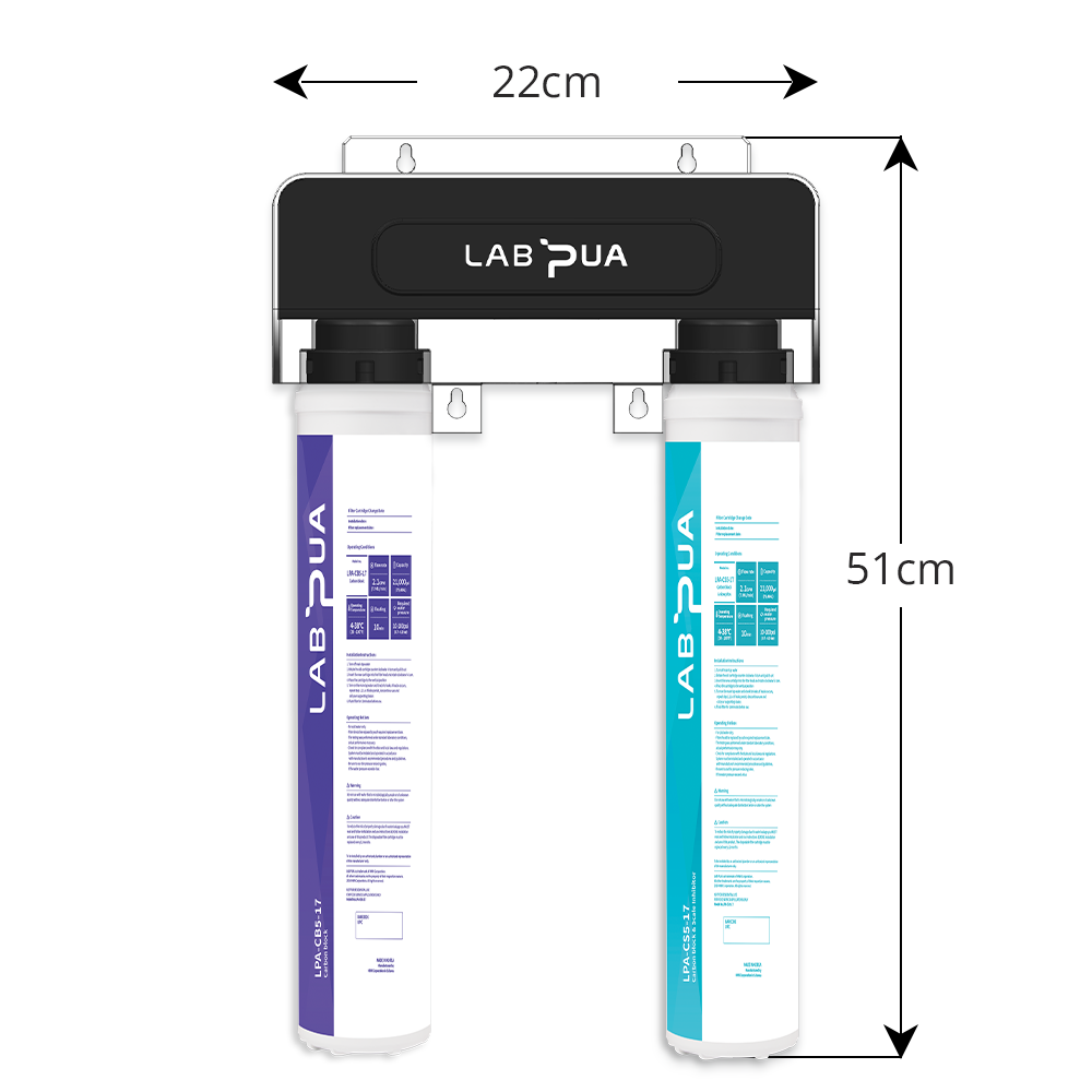 Lab Pua Twin Header series Strong Carbon Kit 5 and 1 Micron set