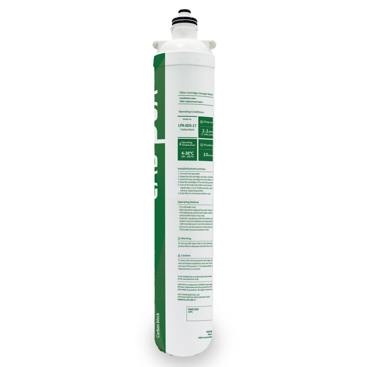 Lab Pua LPA SD5 17 (5.67LPM /Particle Dirt & Sand 5 Mic Sediment filter)