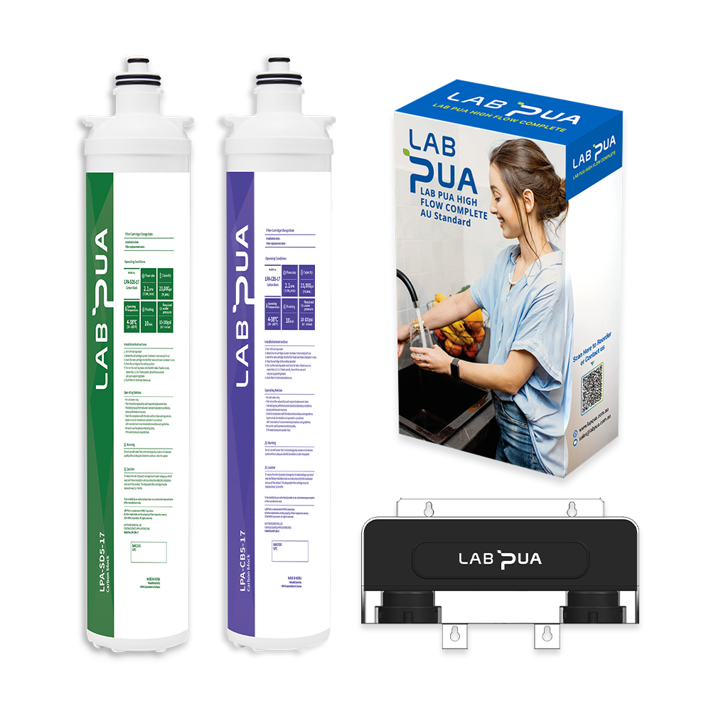 Lab Pua Twin Header series Sediment with Pure Carbon Block