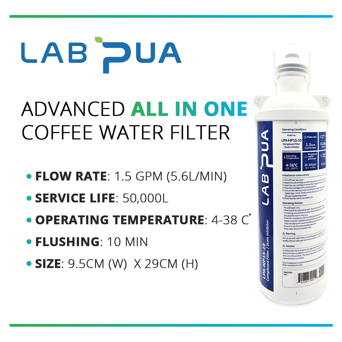 LPA-MP1S-10 COFFEE KIT 3/8"BSP