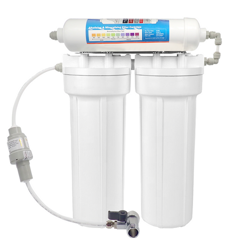 3 Stage Under sink water filter Sediment+Resin with Alkaline