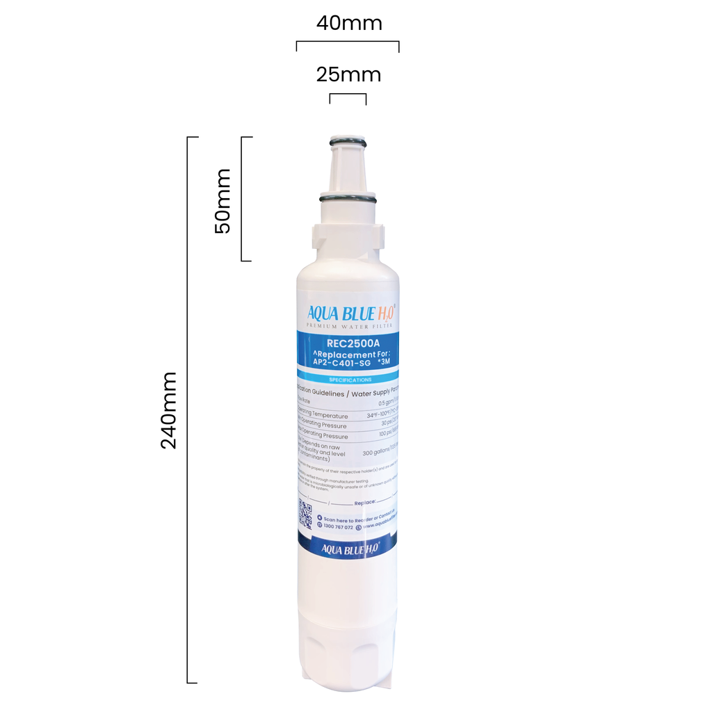 3M Caravan & RV CC111 RV401 RD6005C Replacement Water Filter Cartridge Compatible REC2500A