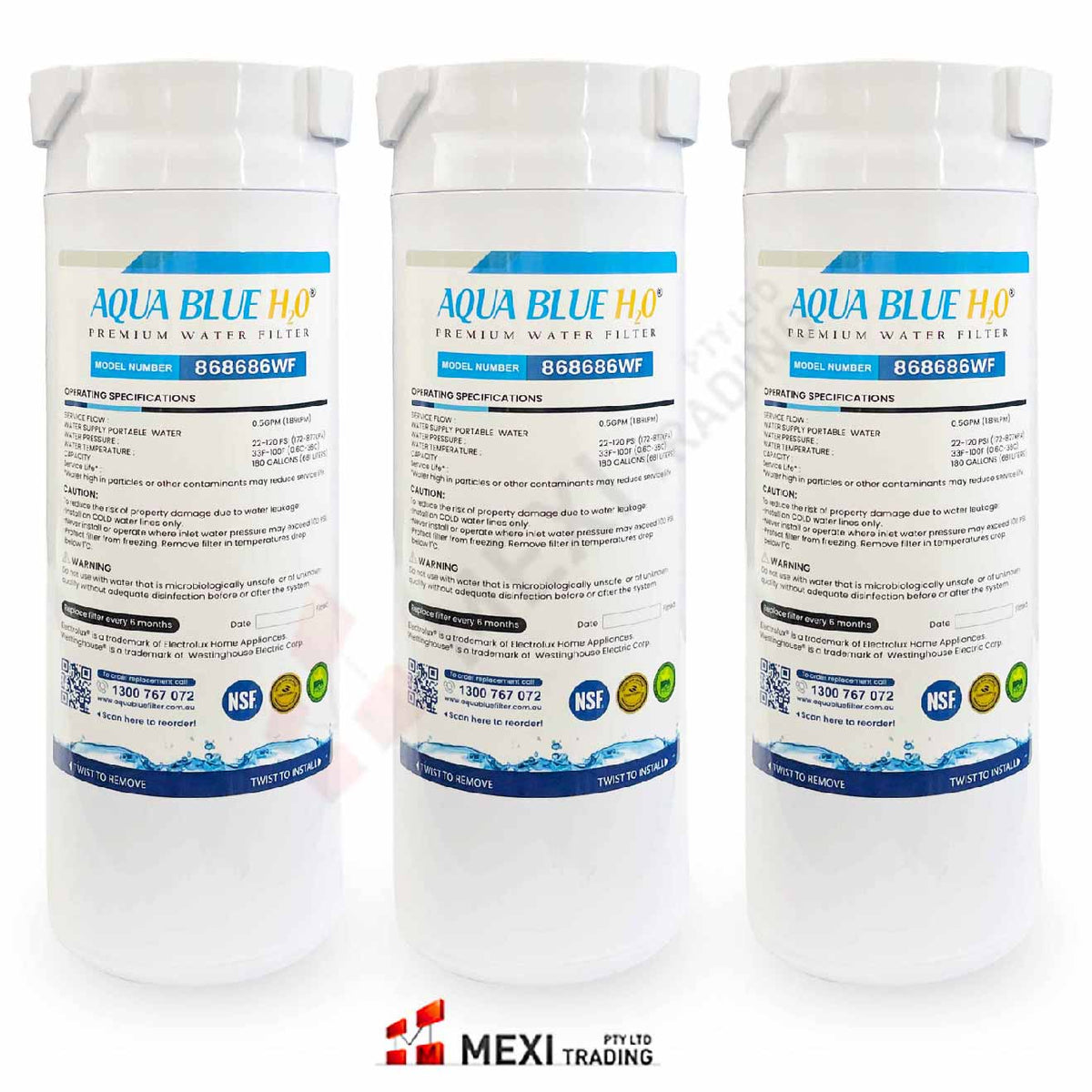 868686 Water Filter Fisher & Paykel FWC5 Water Filter for RF500Q