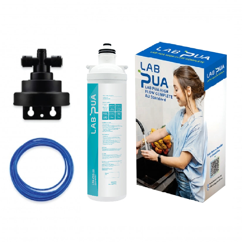Lab Pua Residential Water Filter header+1/4"Hose Kit 10 Inch Series