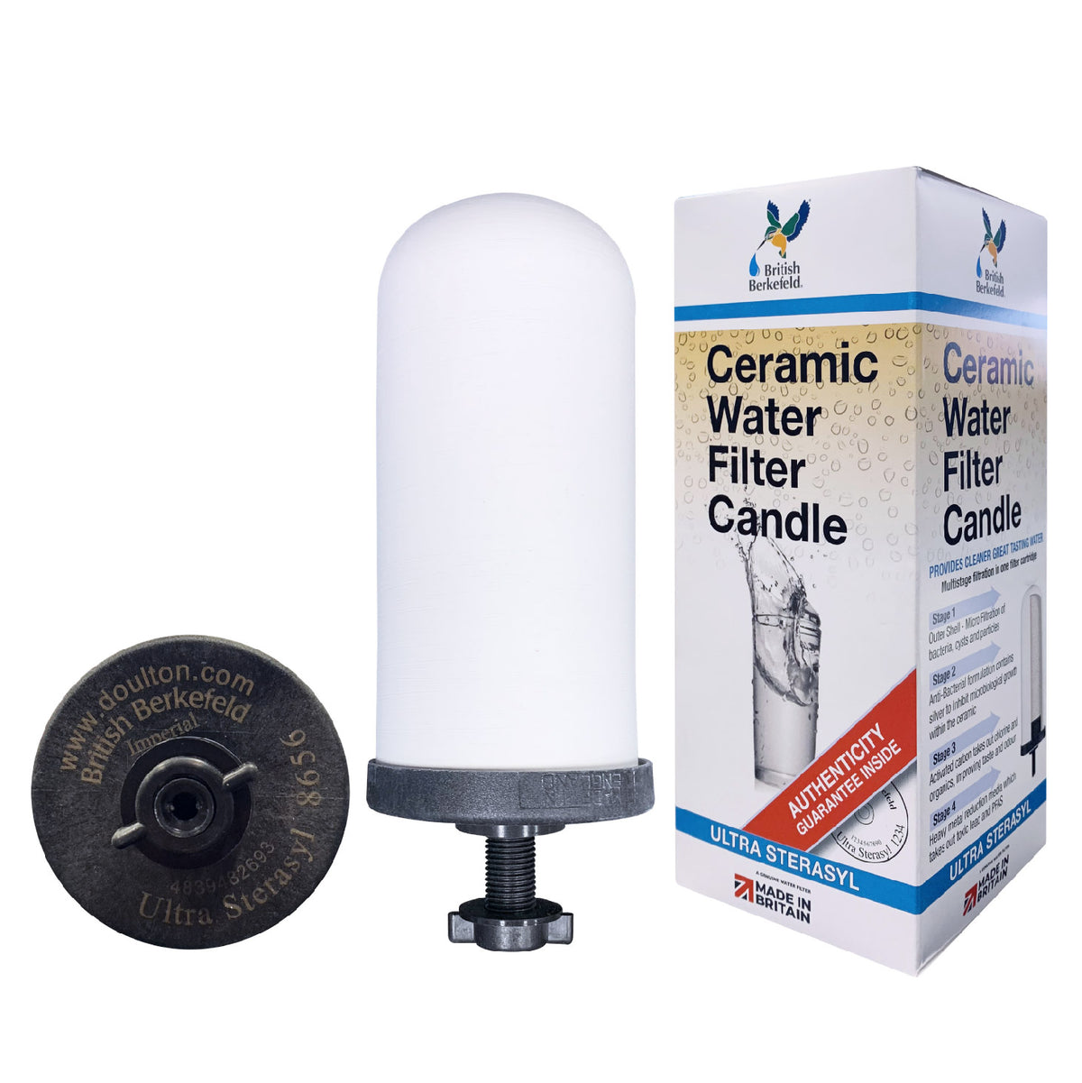 Doulton Ultra Sterasyl Water Filter Cartridge Candle Remove 99.38% PFAS