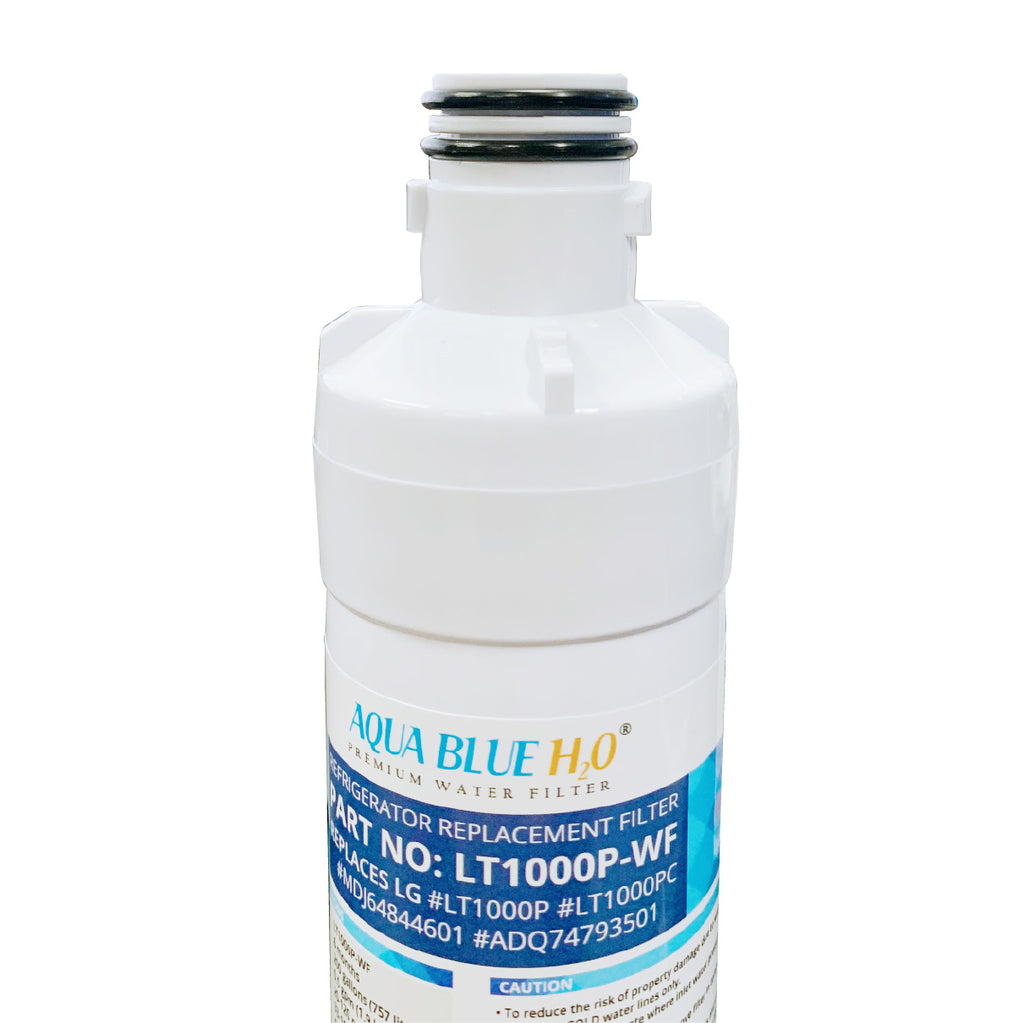 Aqua Blue LT1000-WF Fridge Water Filter, Compatible with LG LT1000, LT1000PC, MDJ64844601, ADQ74793501