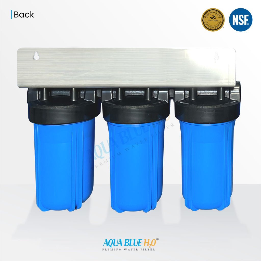 3 Stage Big Blue Whole House System with Replacement Cartridge