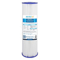 ABPL1025 Pleated Sediment Water Filter Cartridge 10″ 10 Micron by Aqua Blue H2O ABPL 1025 10M