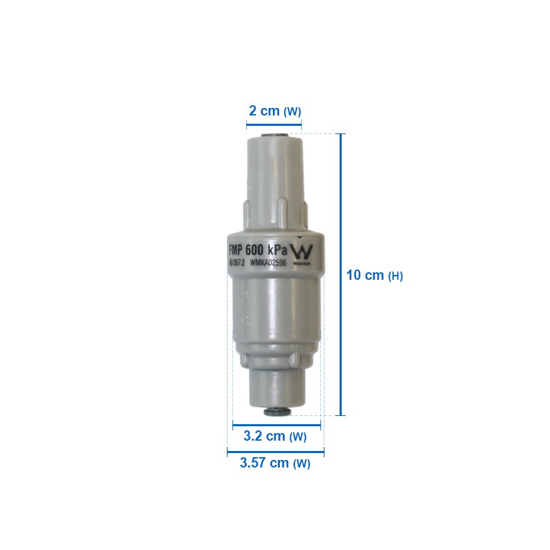 FMP600, 600kPa 1/4" Genuine APEX Filtamate Pressure Limiting Valve
