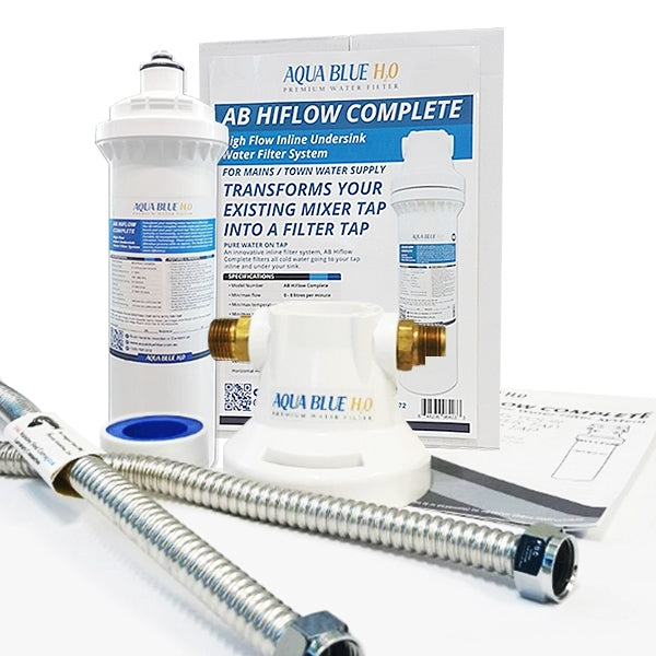AB HIGHFLOW Complete in-line - 4 Stage Water Filtration System Kit