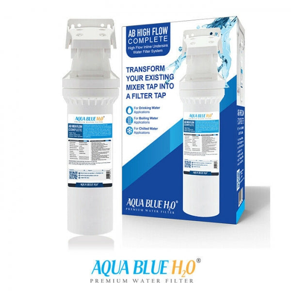 AB HIGHFLOW Complete in-line - 4 Stage Water Filtration System Kit