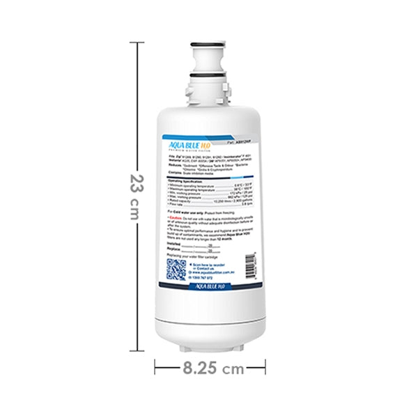 Aqua Blue H2O AB912WF Water filter fits F-601 Filter Cartridge Hot Water Dispenser
