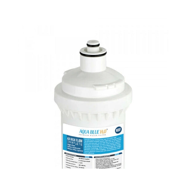 Aqua Blue H2O High Flow in-line – 4 Stage Water Filtration System AB HIGHFLOW CARTRIDGE