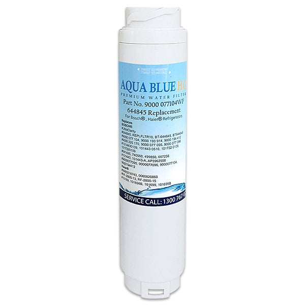Bosch Replacement Fridge Filter UltraClarity 644845 740560 by Aqua Blue H2O