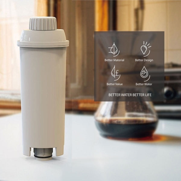 Compatible Coffee Machine Water Filter Replacement for DeLonghi DLSC002, SER3017 & 5513292811 AB-C11